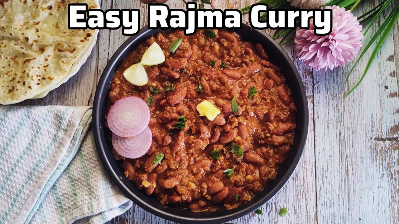 Rajma Rice Roti Creamy Rajma Curry 🤩 Easy & Delicious Indian Curry for Rice & Roti ...