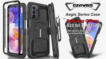 For Samsung Galaxy A23 5G / A23 | COVRWARE Aegis Series Holster Case with Built-in Screen Protector