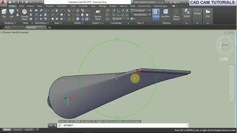AutoCAD TUTORIAL 2018   TOOTH PASTE  TUBE MODELLING#
