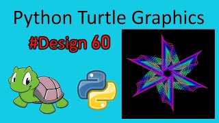 python turtle graphics tutorial || #design60  || Python graphics
