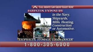 Asbestos Related Cancer TV Commercial - Arentz Law Group
