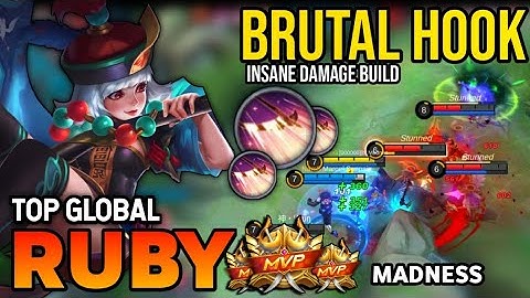 INSANE DAMAGE! RUBY BEST BUILD 2022 | TOP GLOBAL RUBY GAMEPLAY | MOBILE LEGENDS✓