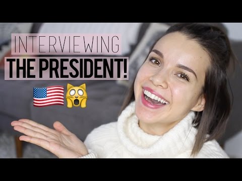 Interviewing the President! // My Experience