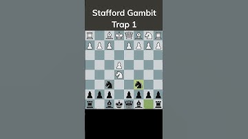 Stafford Gambit Trap 1