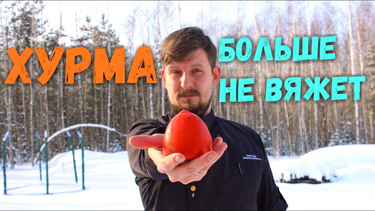 Как избавиться от вязкости хурмы. Кухонный лайфхак.