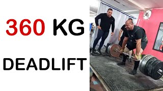 360 kg Deadlift Ali Esmaili | ددلیفت 360 کیلوگرم علی اسماعیلی