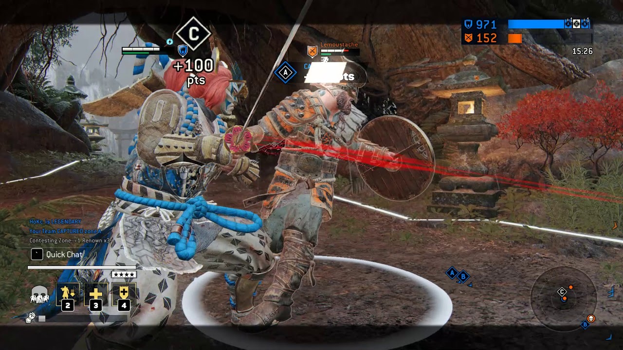 For Honor Grandmaster Kensei Dominion Match