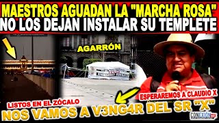 No llegará al Zócalo &quot;marcha rosada&quot;, maestros del CNTE lo impiden, V3NG4NZ4 contra Claudio &quot;X&quot;