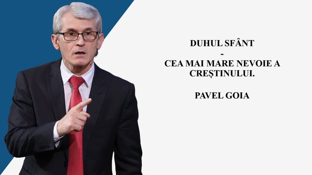 Величайшая нужда христианина — Святой Дух. Пастор Павел Гойя