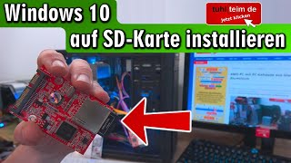 Windows 10 auf SD Karte installieren ⭐ ist halt eben sehr ...