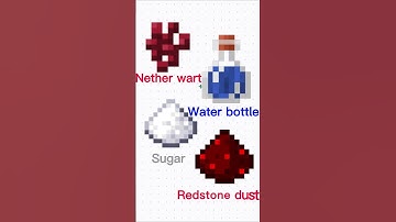 How to make a Potion of swiftness and slowness in #minecraft #shorts