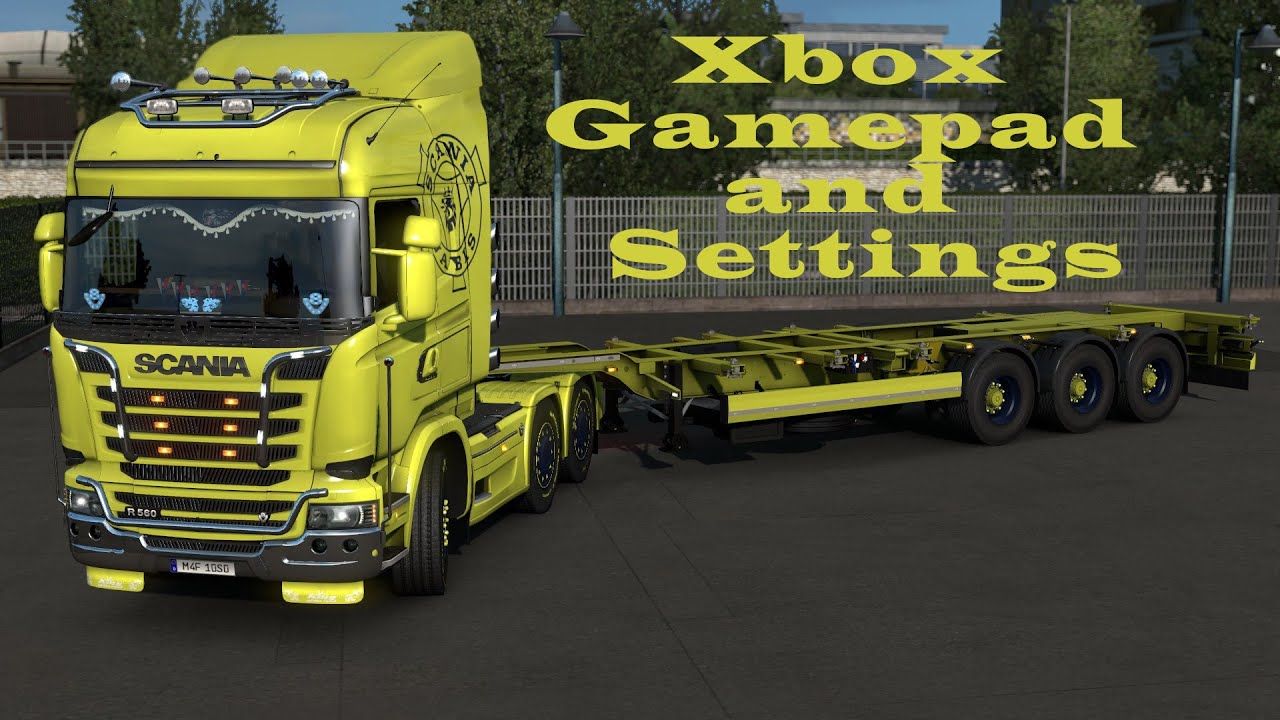 Euro Truck Simulator 2: Xbox gamepad and settings 