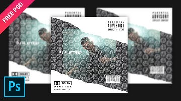 How to Create Cover Art Plastic Bubble Effect DJ - Tutorial Photoshop CC 2020