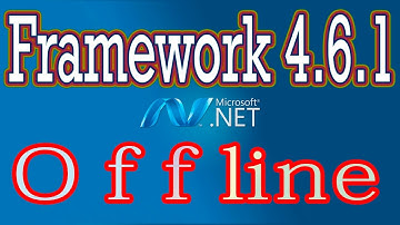 Como Descargar Microsoft .NET Framework 4.6.1 Offline | Instalador sin Conexión a Internet