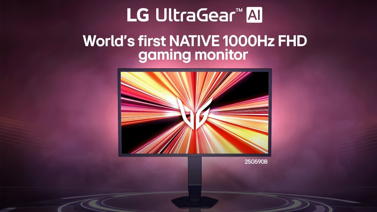 LG Electronics anuncia el precio y la disponibilidad en EE. UU. del primer monitor gaming Full HD del mundo con 1000 Hz nativos.
