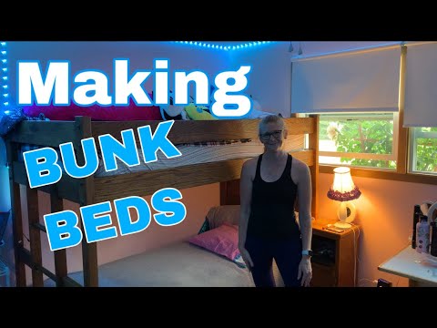 Making BUNK BEDS - Hacks - How To Make Bunk Beds EASY - Mattress Pad, Sheet, Blankets, Pillows