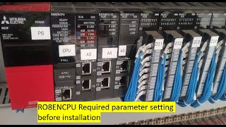 MELSOFT GX Works3 // How to set R08EN CPU Parameter Settings