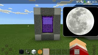 Cara membuat portal ke bulan di minecraft 2020