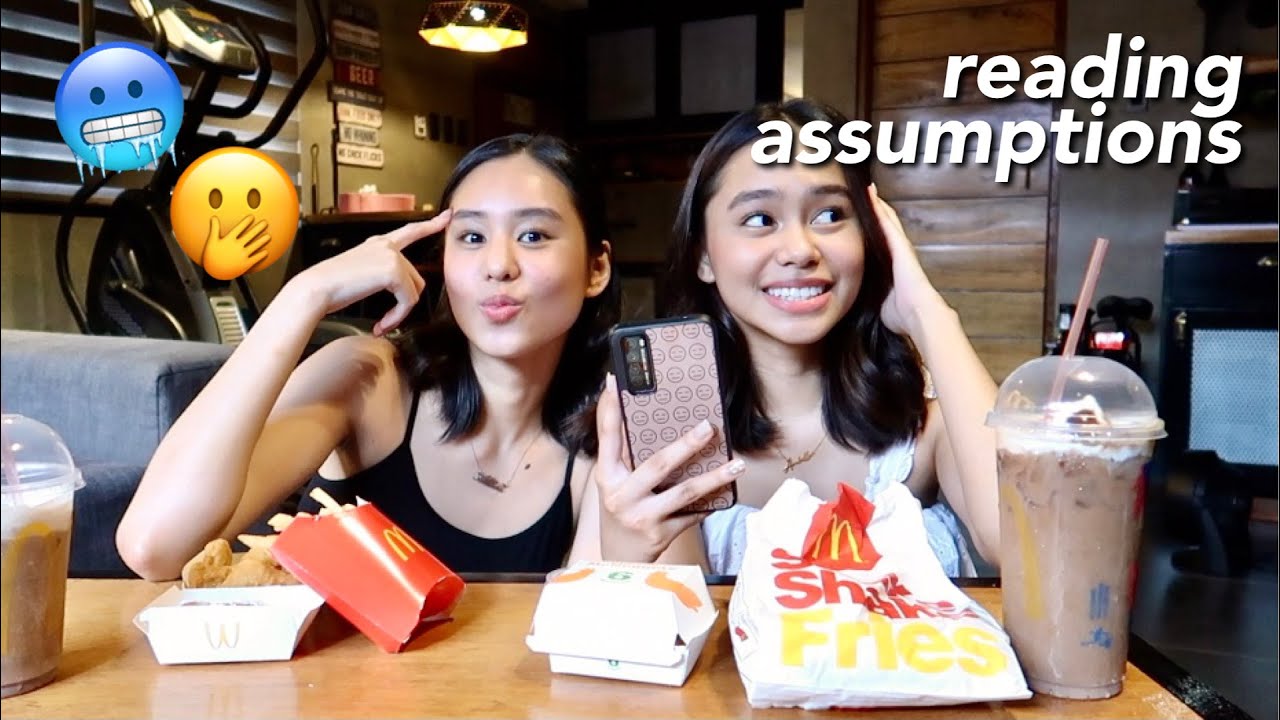 Mukbang w/ Talliah: Reading ASSUMPTIONS About Us!! 🤭 | ThatsBella