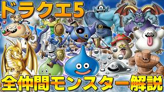 【ドラクエ5】仲間モンスターをすべて解説！【総集編】