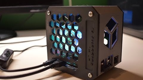 3D Printed Raspberry Pi Desktop Tower Case + Cooler
