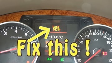 Fixing Electronic Parking Brake Audi A8