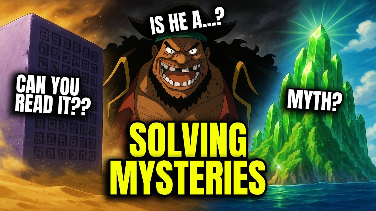 5 One Piece MYSTERIES That Actually Make Sense (Blackbeard, Poneglyphs ...