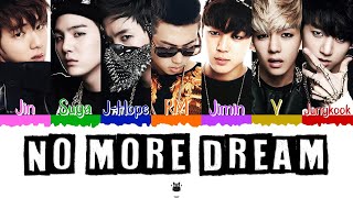 Bts 방탄소년단 - No More Dream Color Coded Lyrics Hanromesp
