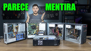 NÃO ENTENDI POR QUÊ DESCARTARAM TODOS ESSES PCS, FUNCIONOU TUDO!