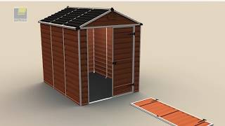 How to Install a Palram Skylight Shed