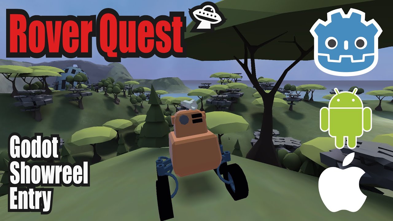 Rover Quest - Open World Adventure game made with Godot engine