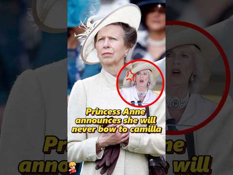 Princess Anne announces