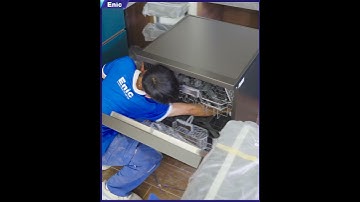 Ra sân em máy rửa chén lồng kính, sức chứa lớn, sấy khô cong #enic #shorts