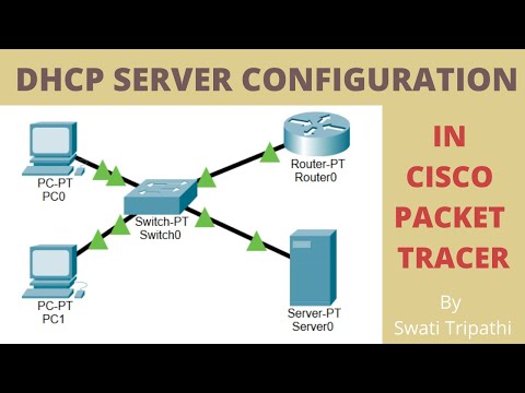 DHCP Server Configuration in Cisco Packet Tracer (Example 2 video)