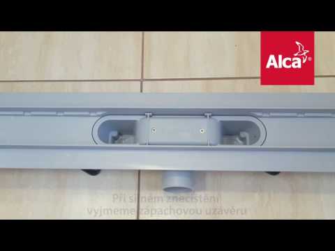 Alcaplast - Údržba podlahového žlabu APZ12 - Optimal