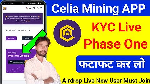 Celia Mining App KYC / How to complete celia mining app kyc full guide step by step