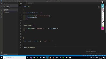 انشاء constructor داخل الكائن جافا سكربت | create constructor of class