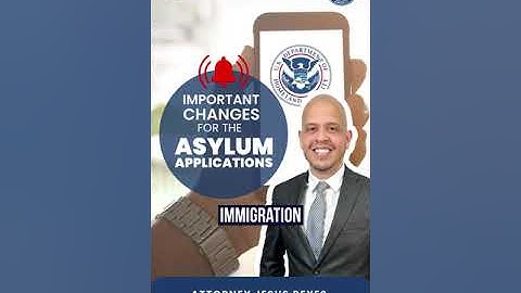 🚨 Important changes in the asylum application 🚨#inmigración #jesusreyeslaw