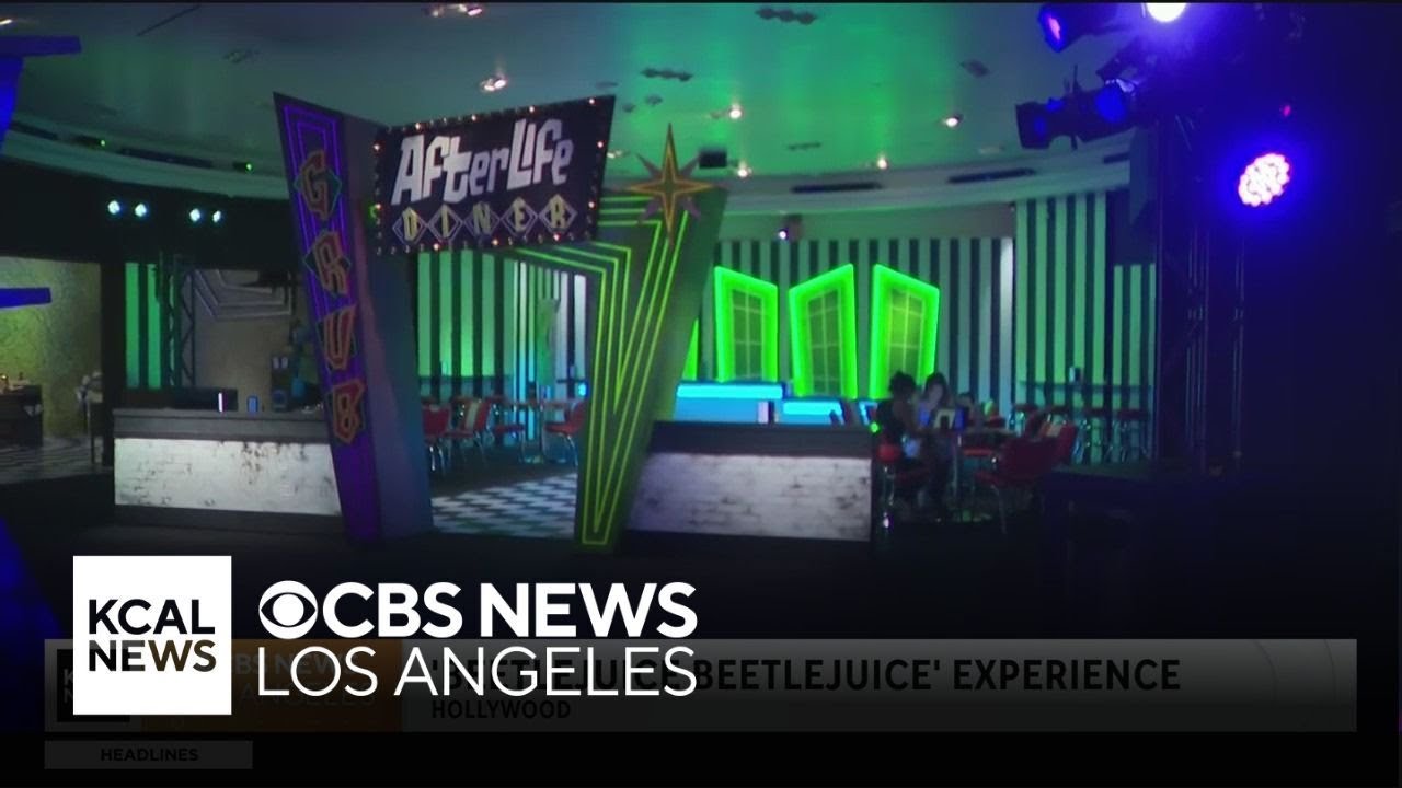 A sneak peek at “Beetlejuice Beetlejuice: The Afterlife Experience in LA”