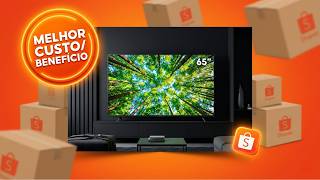 5 TV's de 65" com melhor custo/beneficio na Shopee