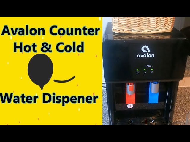 Avalon A8 Countertop Bottleless Water Cooler Black