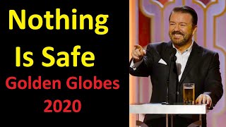 Nothing is safe from ricky gervais, celebrities going to jail,
pedophiles, fake suicide, woke culture and more