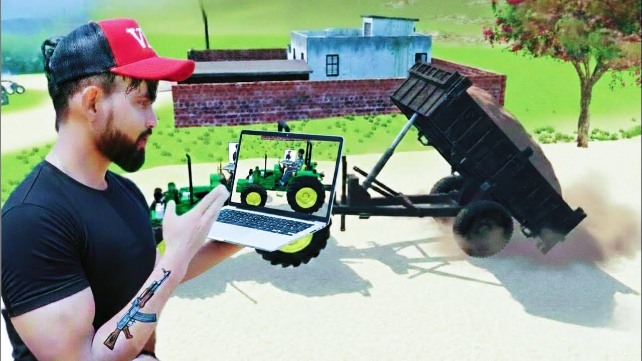Aaj pados ke ghar ke liye balu metti dalne hai Indian vehicle simulator 3d 