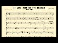 My love will see you through by marco sison bb instruments play along music sheet backing trac