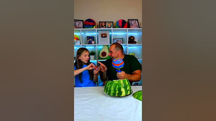 He hid a big Chupa Chups in Watermelon vs Funny Dad! The Watermelon Situation!🤔😅