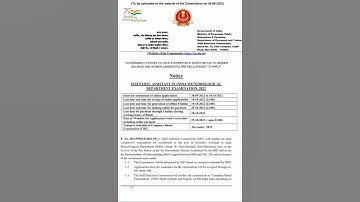#SSC IMD Scientific Assistant 2022 ll notification out..😊