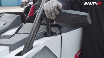 SAUTVS Adjustable Side View Mirrors for Polaris RZR XP 1000 XP 4 1000 2024+