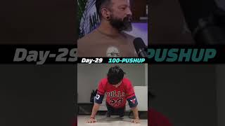 Day - 29 of 100pushup transformation challenge / 2900 pushup ✅#misterbisht #vlog #minivlog #fitness