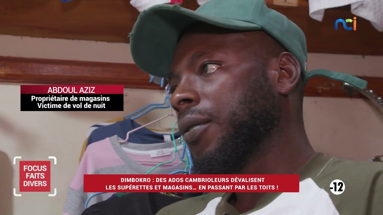 Focus Faits Divers du 25 novembre 2025 | Dimbokro: des ados cambrioleurs dévalisent  les supérettes.