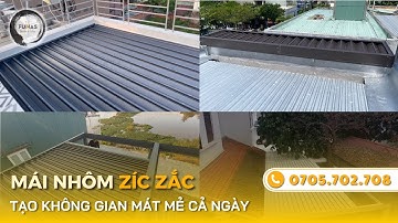 Mái Nhôm Zíc Zắc Tự Động Xếp Trượt - Cản Nắng Mặt Trời, Tạo Không Gian Mát Mẻ Cả Ngày ✅ Funas